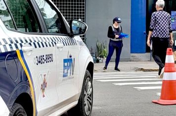 Foto - Ação de educação para o trânsito