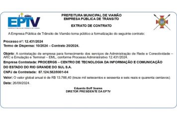 Extrato de Contrato
