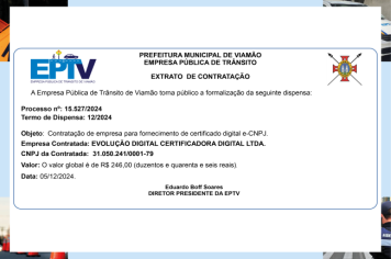 Extrato de Contrato