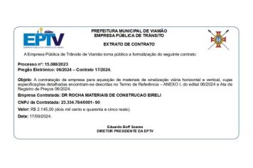 Extrato de Contrato