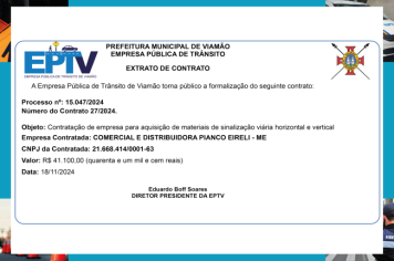 Extrato de Contrato