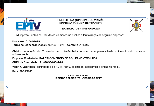 Extrato de Contrato