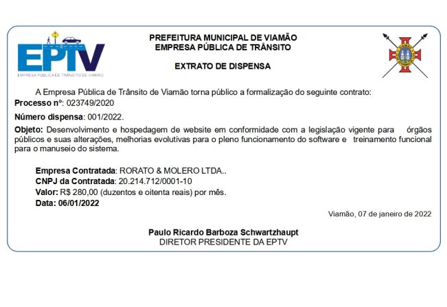 Dispensa de Licitação