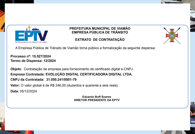 Extrato de Contrato