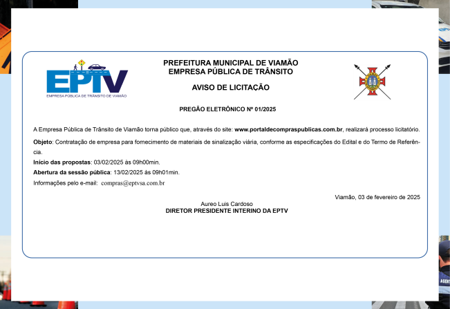 Aviso de Licitação