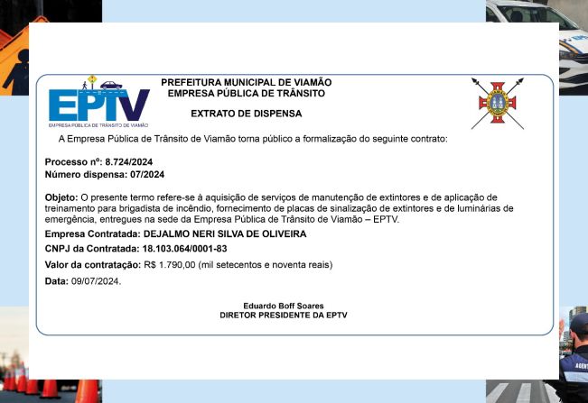 Extrato de Contrato