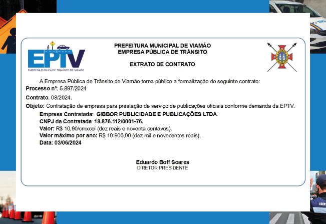 Extrato de Contrato 08/2024